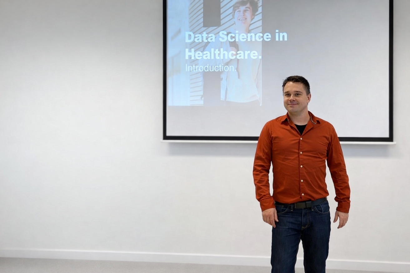 Joeri Van Herreweghe — keynote spreker over Data Science in Healthcare en AI in de zorg